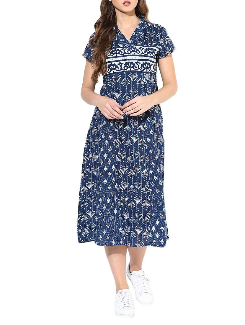 indigo cotton  kurta