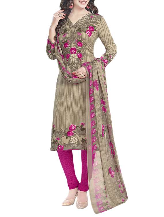 printed unstitched salwar suit