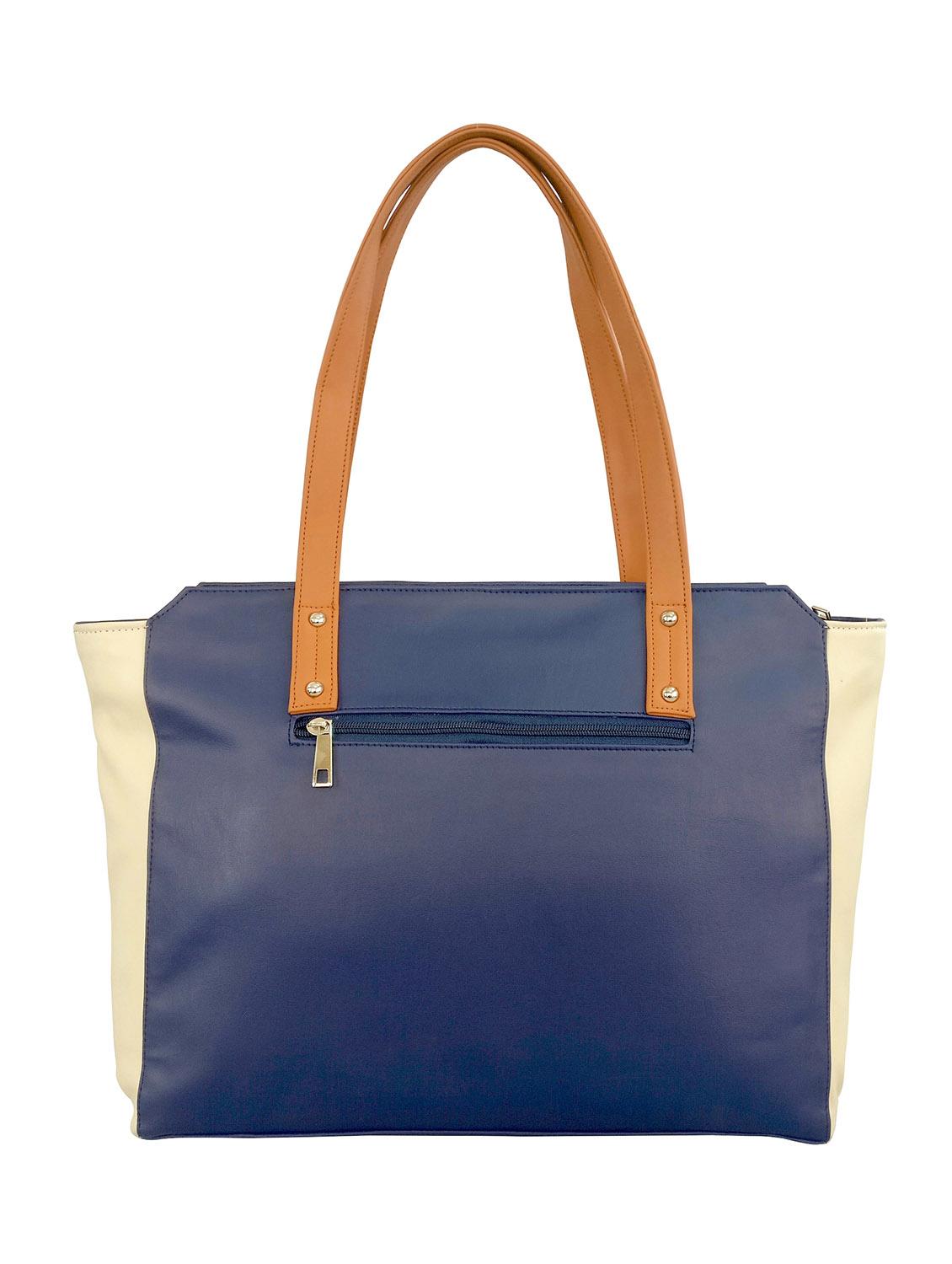 blue leatherette  handbag - 13303336 -  Standard Image - 1