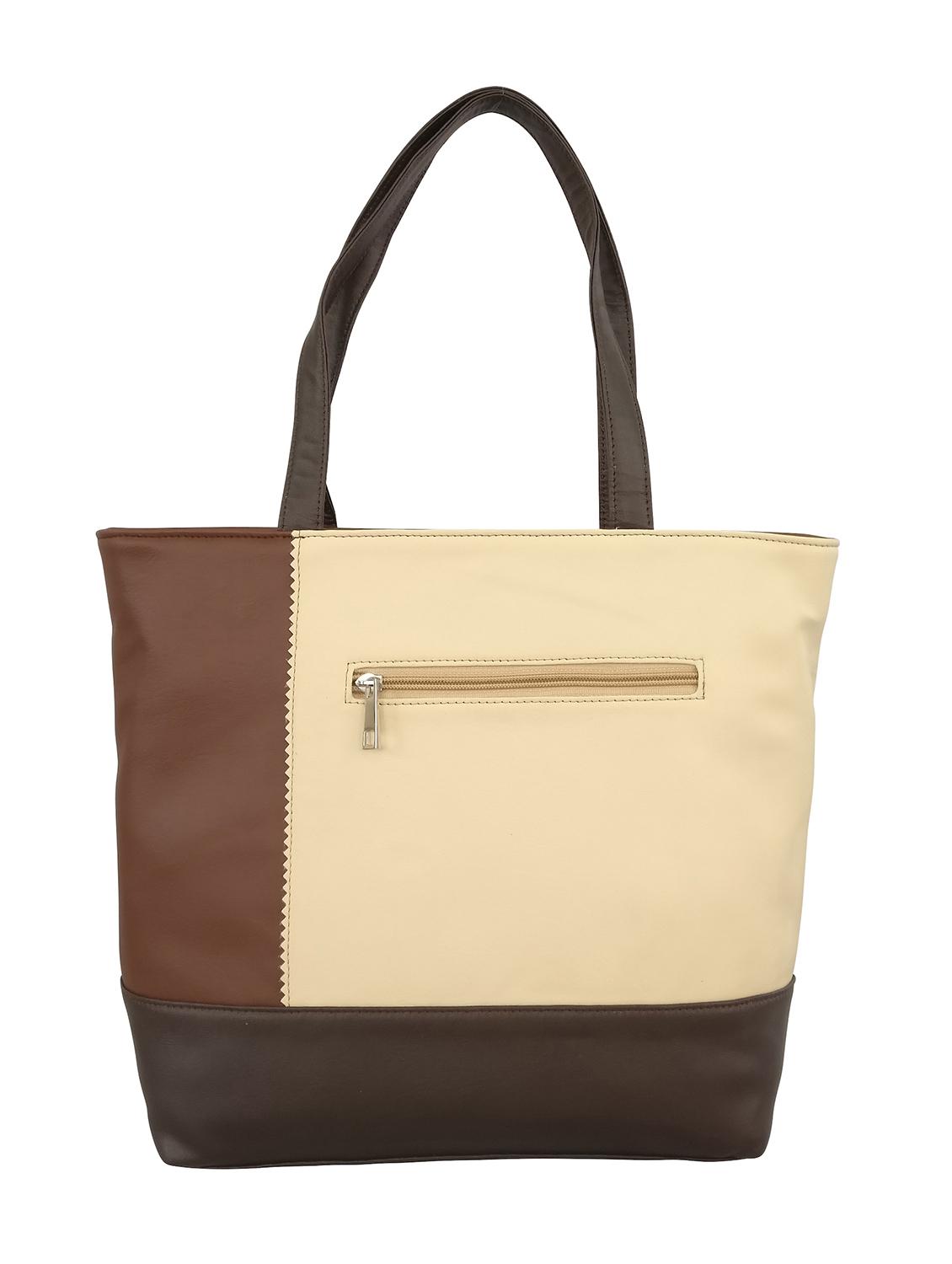 cream leatherette  handbag - 13303344 -  Standard Image - 1