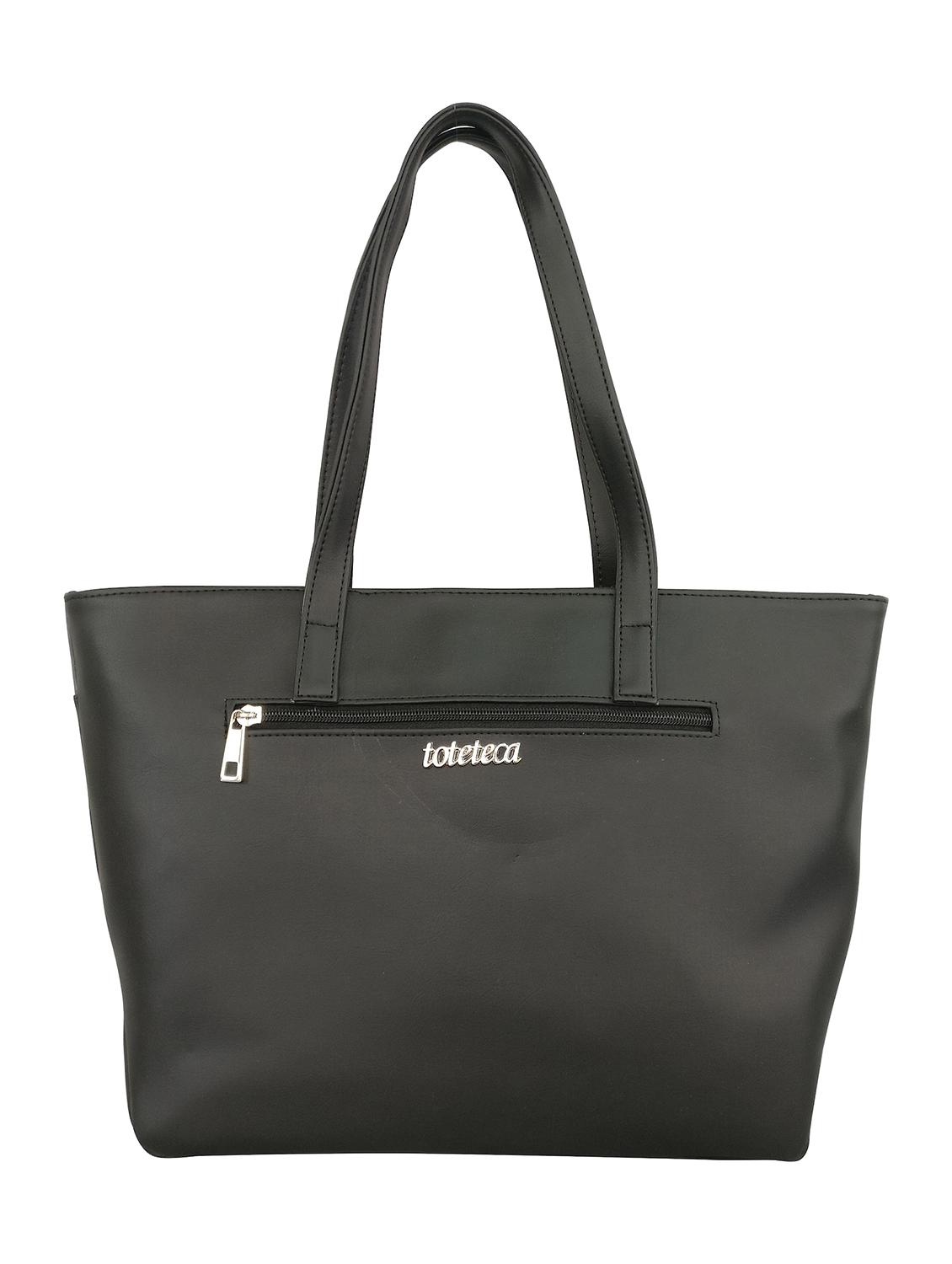 grey leatherette handbag - 13303354 - Standard Image - 1
