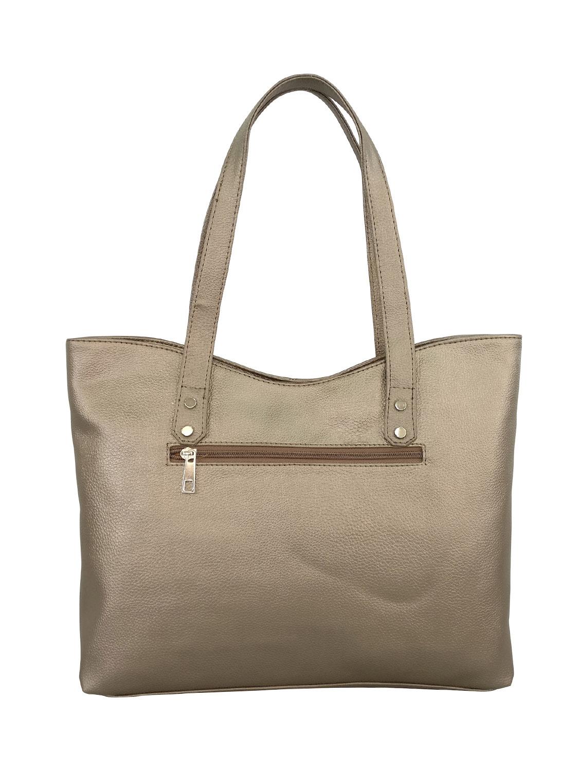 metallic leatherette  handbag - 13303359 -  Standard Image - 1