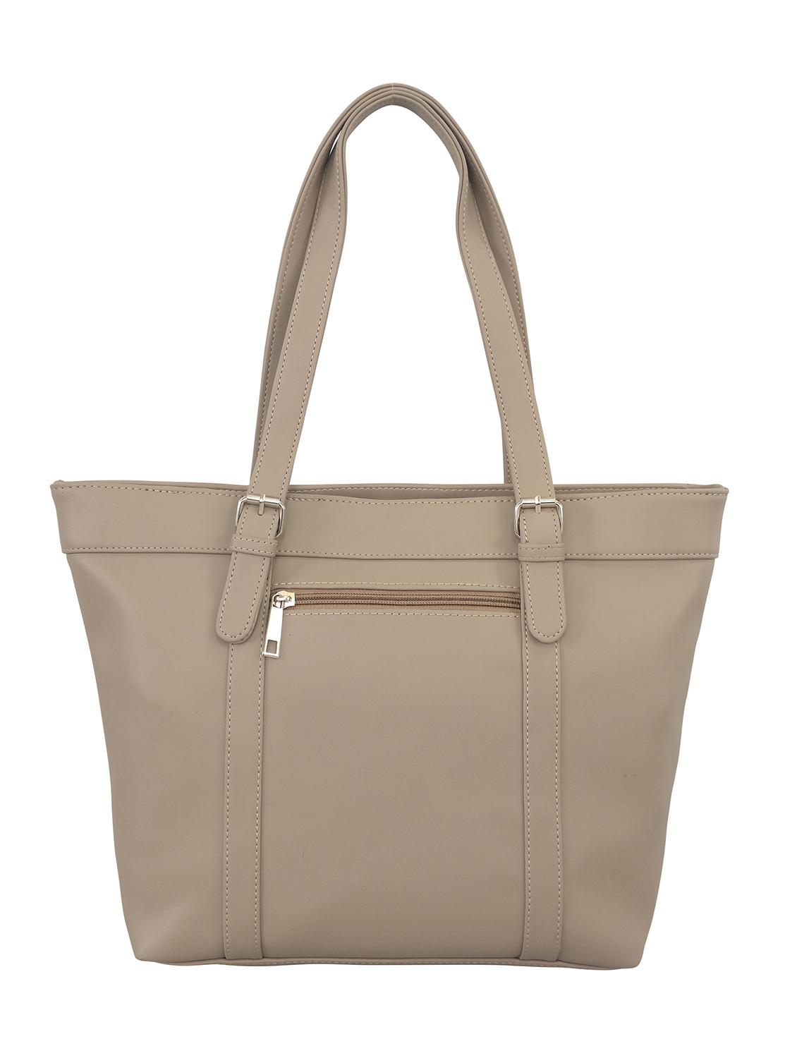 beige leatherette handbag - 13303370 - Standard Image - 1