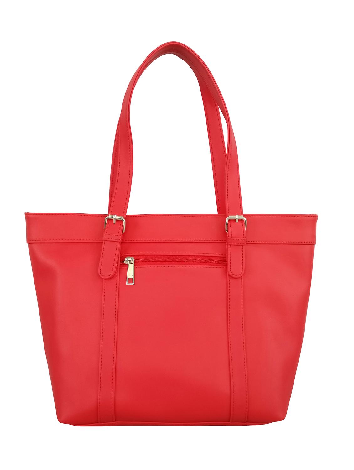 red leatherette handbag - 13303371 - Standard Image - 1
