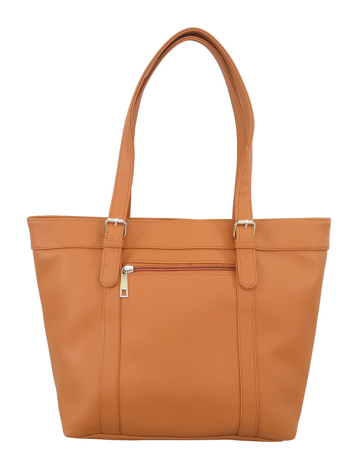 tan leatherette handbag - 13303372 - Standard Image - 1