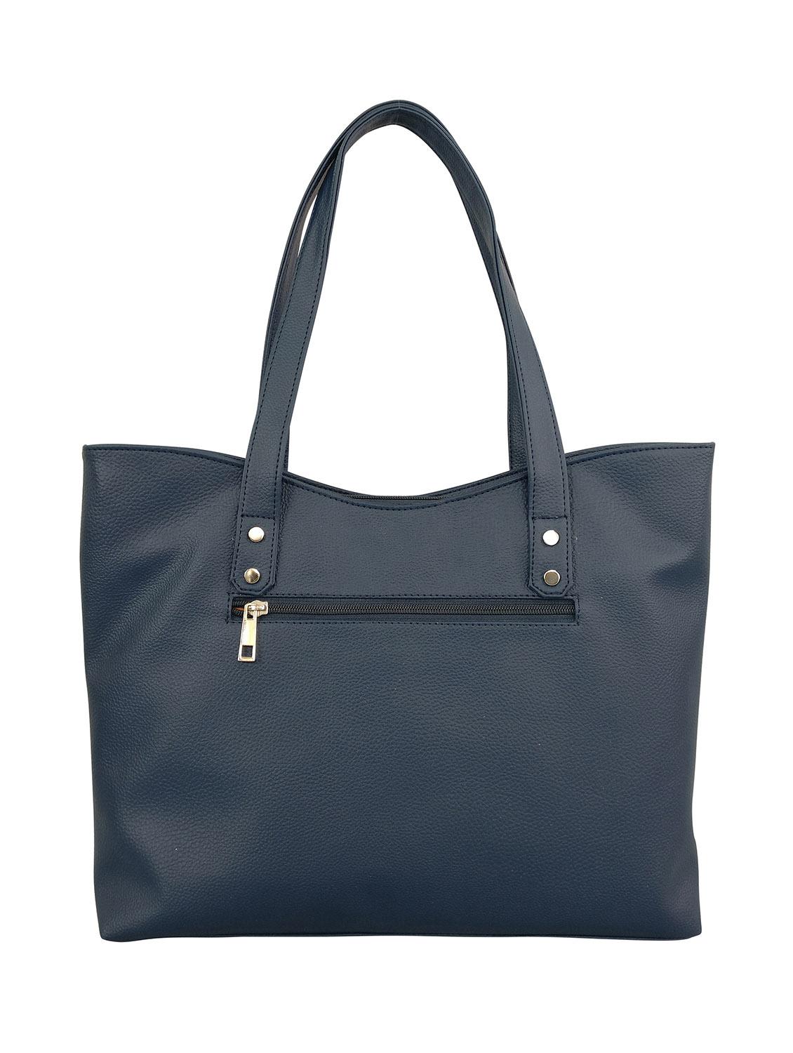 blue leatherette  handbag - 13303392 -  Standard Image - 1