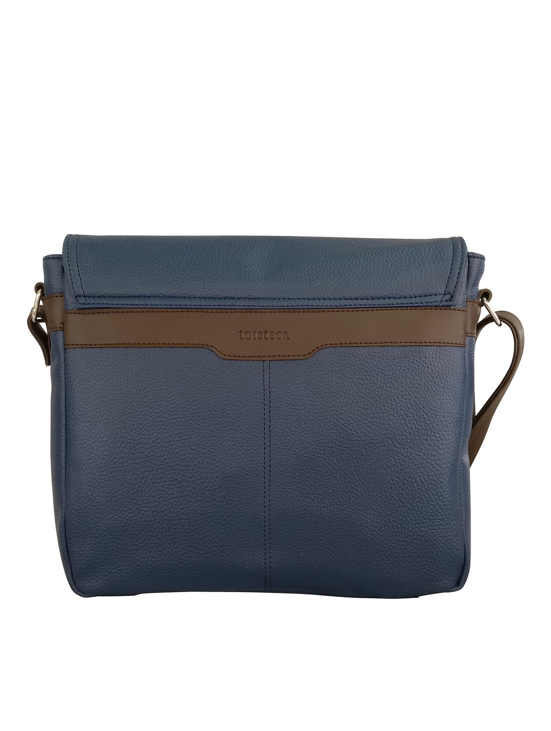 blue leatherette  sling bag - 13303421 -  Standard Image - 1