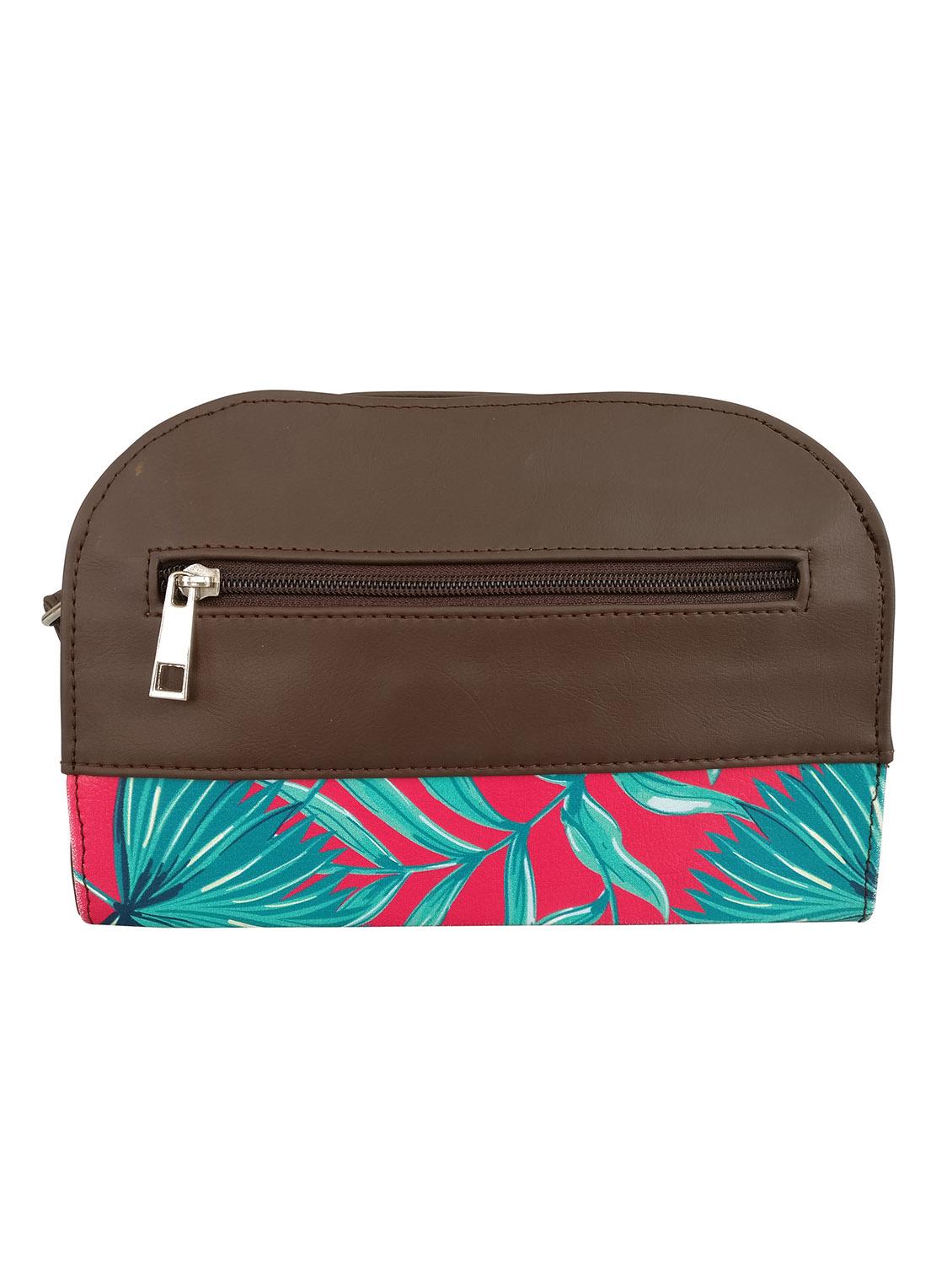 brown leatherette sling bag - 13303456 - Standard Image - 1