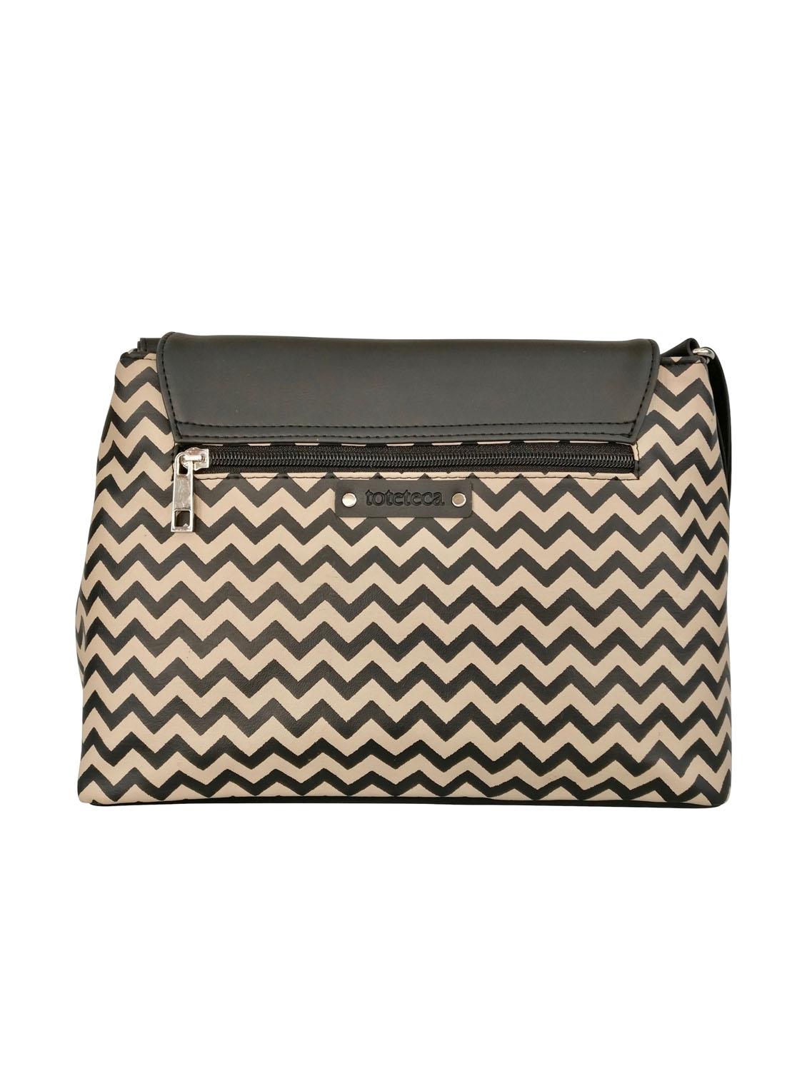 black leatherette  sling bag - 13303460 -  Standard Image - 1