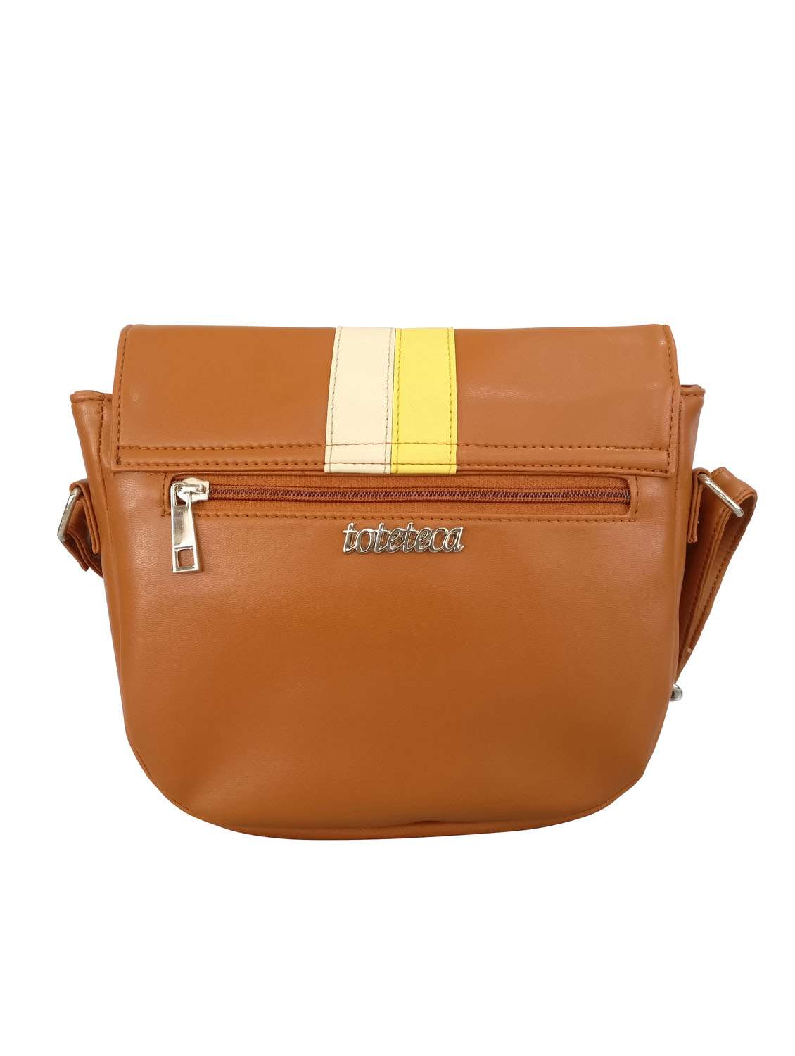 brown leatherette  sling bag - 13303476 -  Standard Image - 1