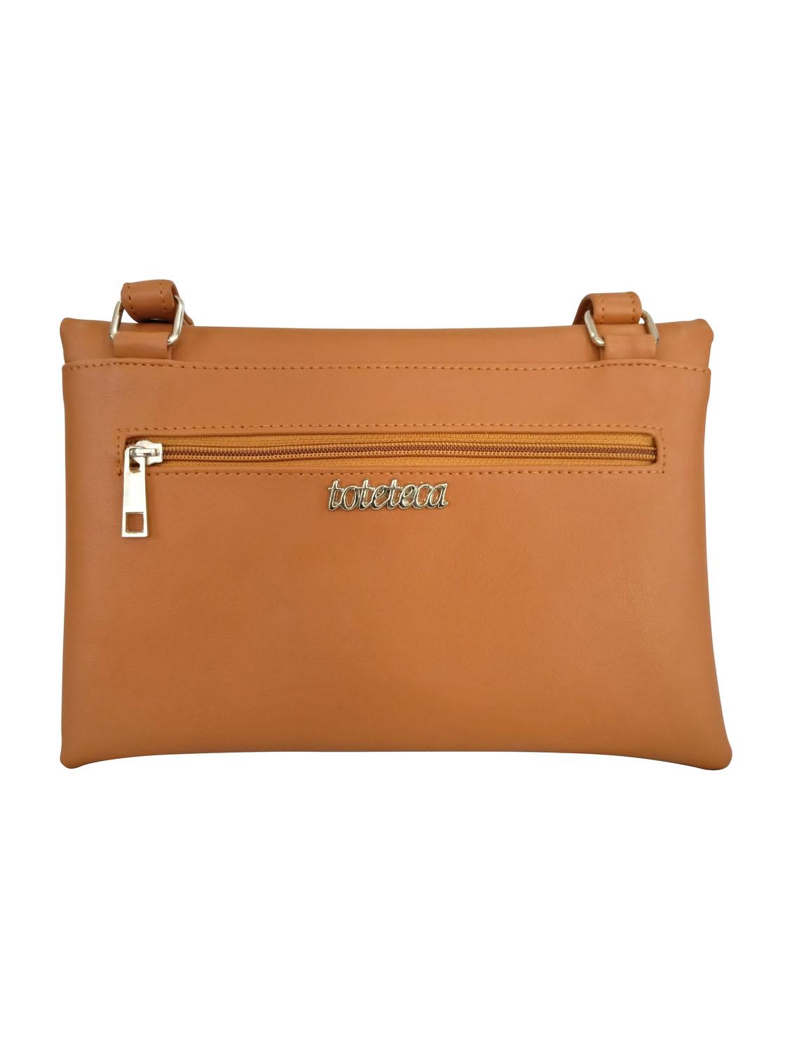 brown leatherette  sling bag - 13303478 -  Standard Image - 1