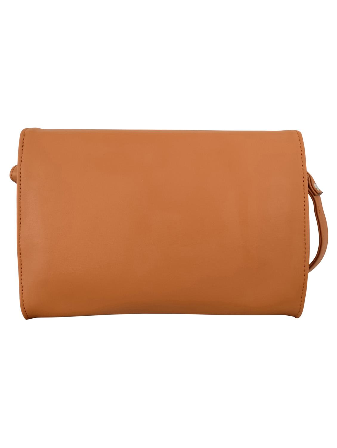 brown leatherette  sling bag - 13303482 -  Standard Image - 1