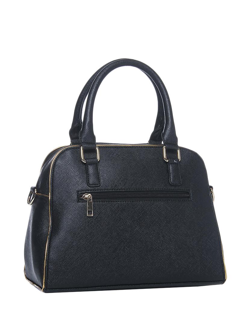 black leatherette  handbag - 13310521 -  Standard Image - 1