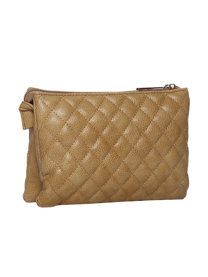 brown leatherette sling bag - 13310528 - Standard Image - 1
