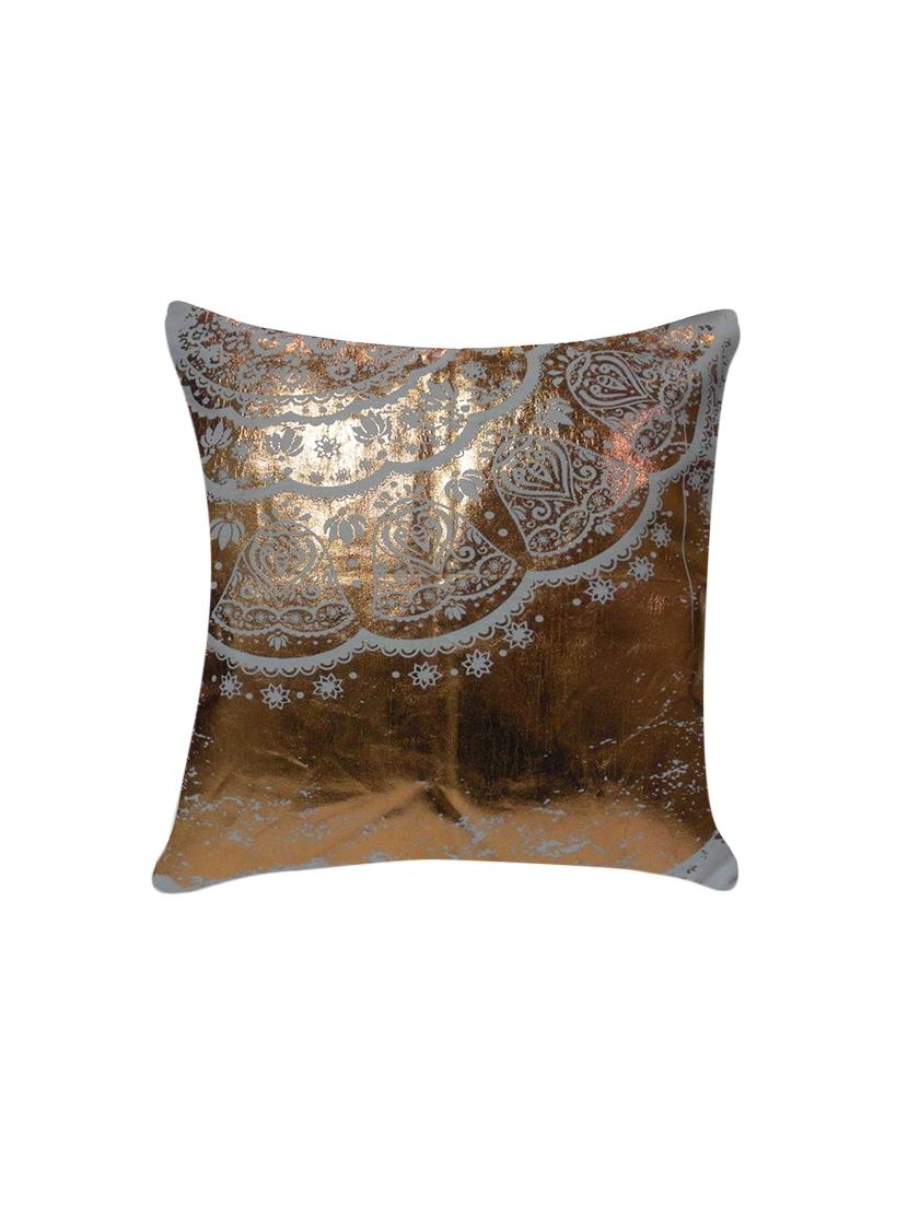 ambbi collection printed cushion cover with foil print distorted design - 13311808 - Zoom Image - 0