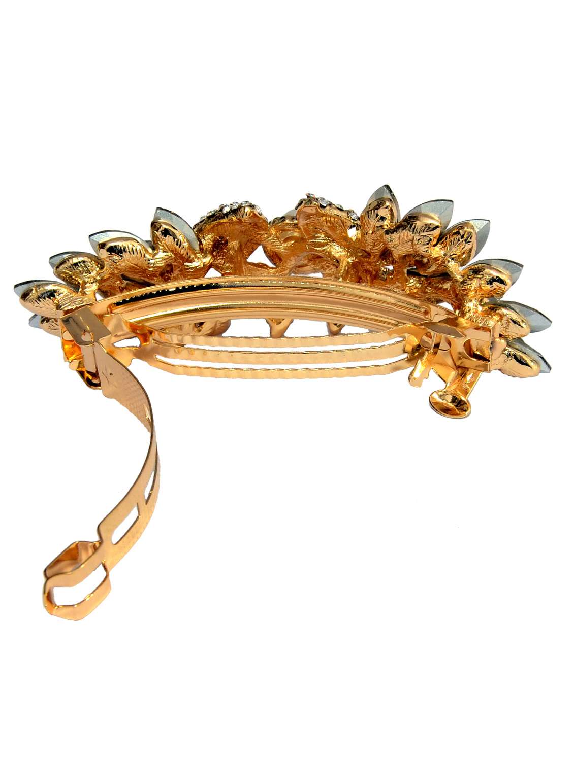 pink metal embellished hair clip - 13326168 -  Standard Image - 1