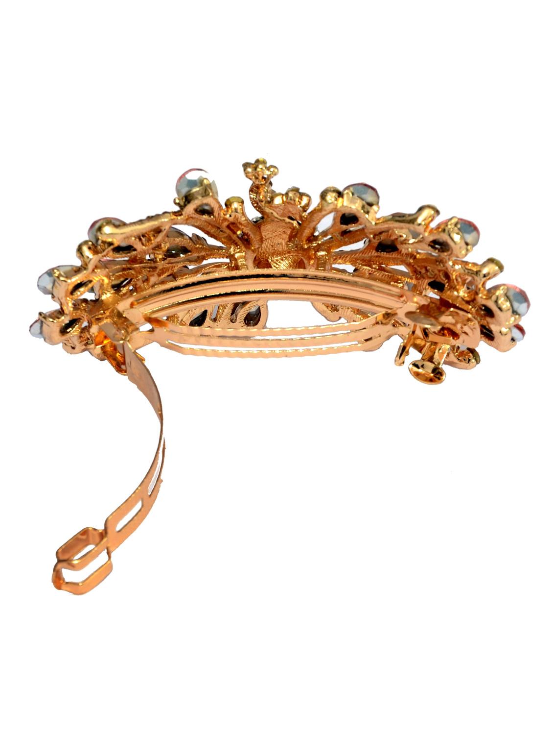 multi colored metal embellished hair clip - 13326175 - Standard Image - 1