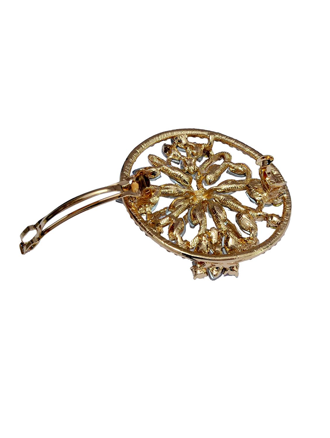 red metal embellished hair clip - 13326200 - Standard Image - 1