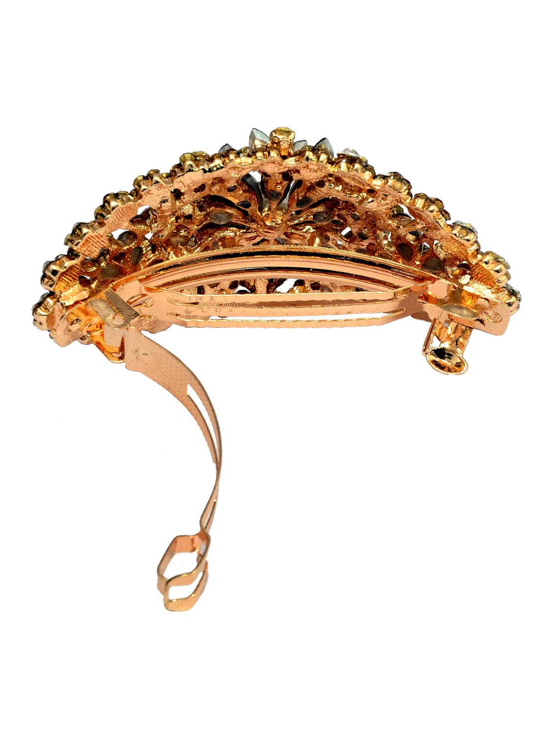 multi colored metal embellished hair clip - 13326207 -  Standard Image - 1