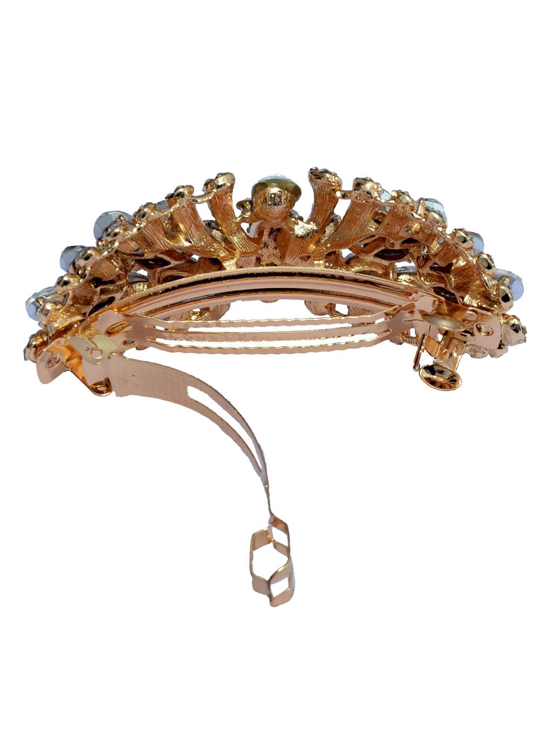 pink metal embellished hair clip - 13326214 - Standard Image - 1