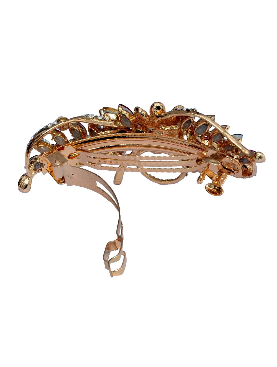 multi colored metal embellished hair clip - 13326223 - Standard Image - 1