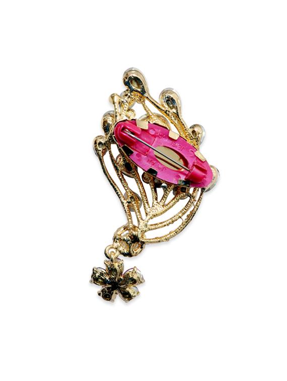 white metal brooch - 13328184 - Standard Image - 1