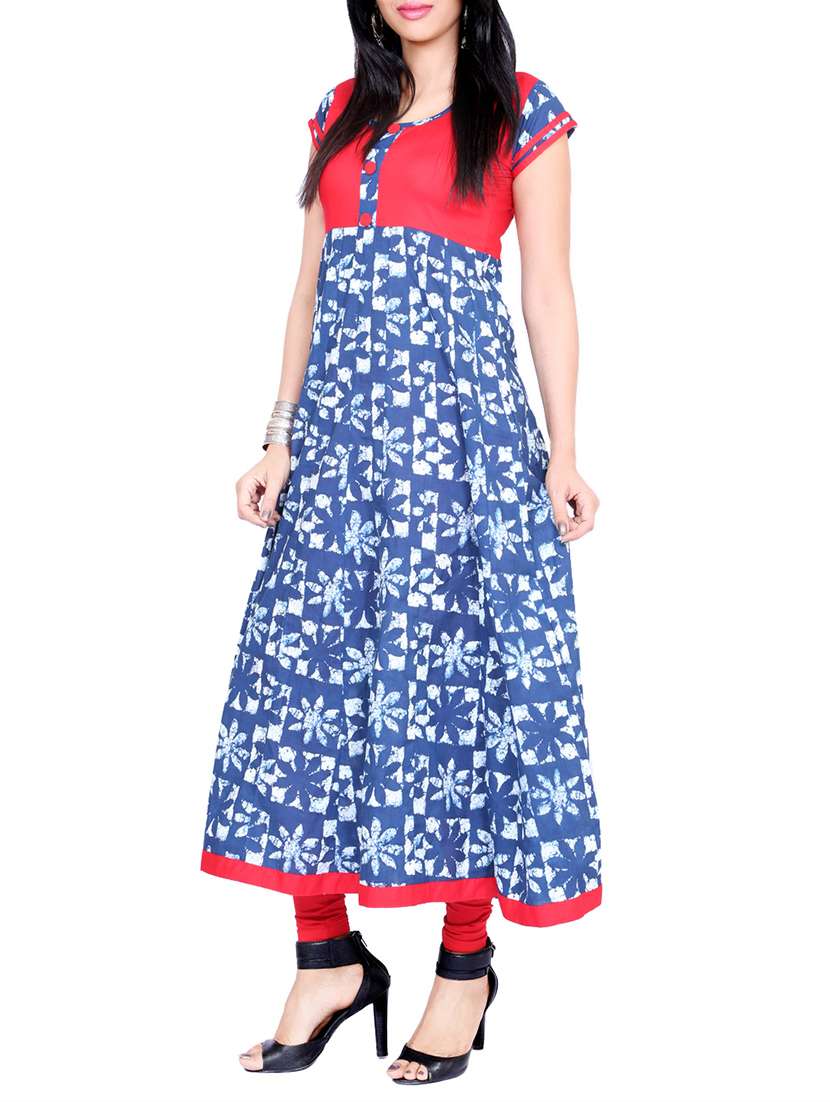 women's flared kurta - 13335458 -  Standard Image - 1