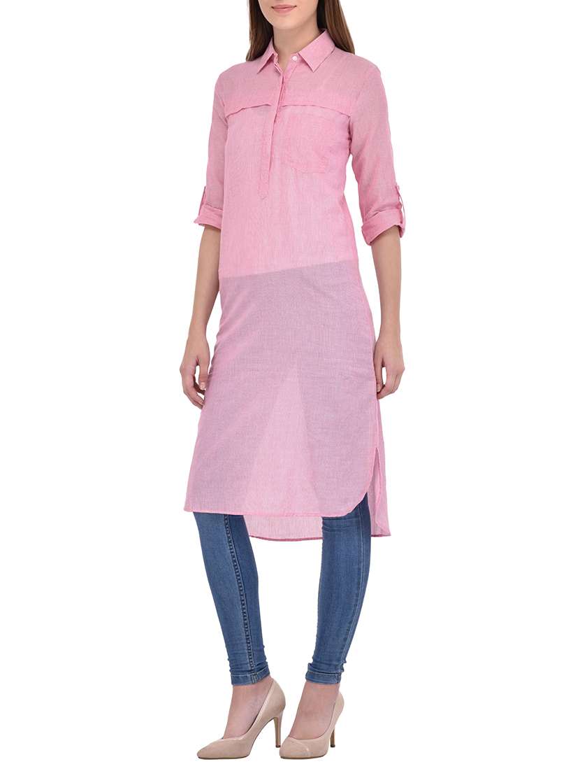 women's straight kurta - 13340443 -  Standard Image - 1