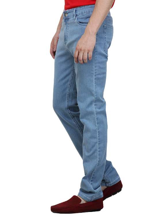 light blue cotton jeans - 13341519 -  Standard Image - 1