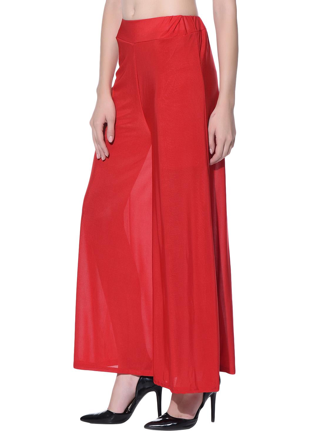 solid red palazzo - 13345338 - Standard Image - 1