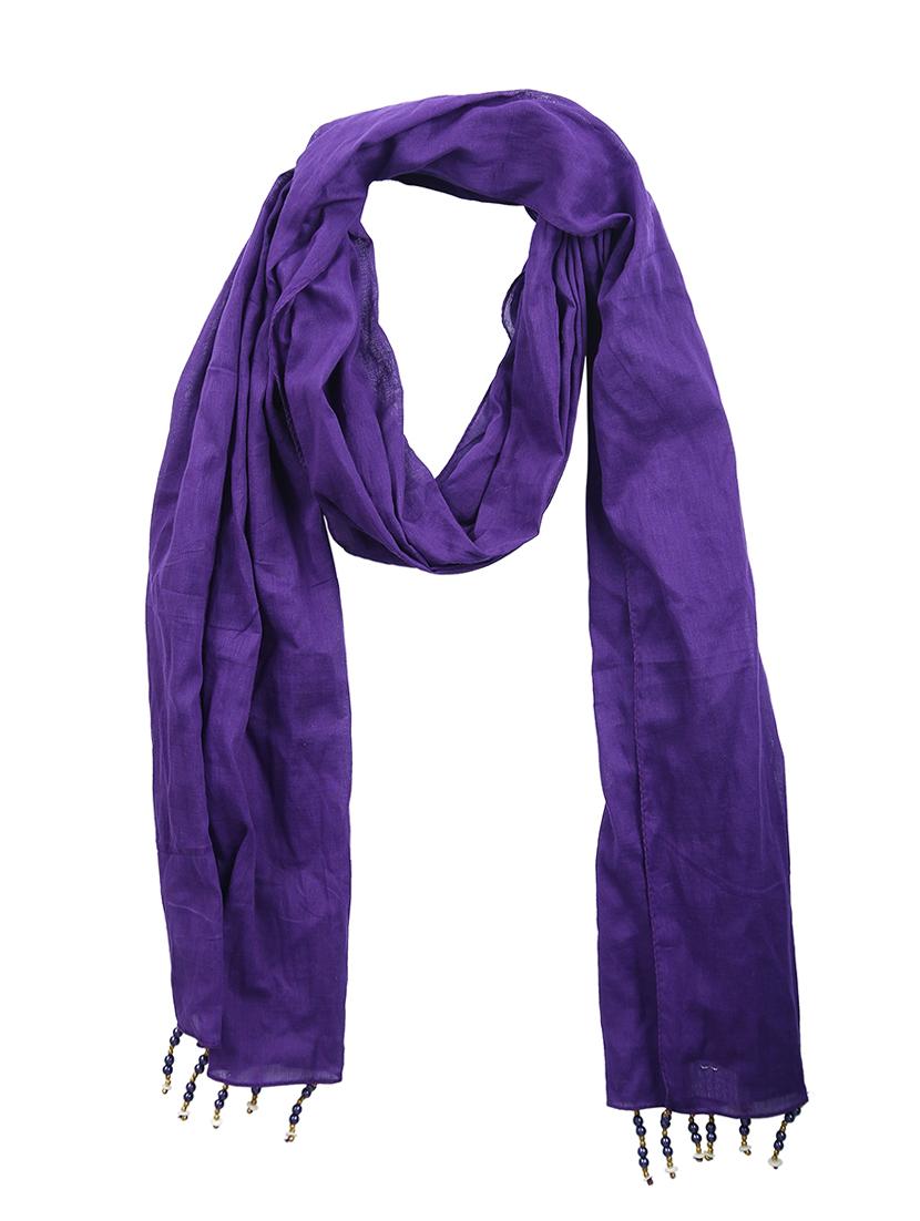 purple polyester scarf - 13348655 - Zoom Image - 0