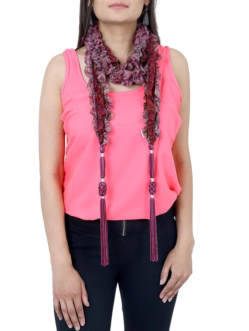 pink silk blend scarf - 13348658 -  Standard Image - 1