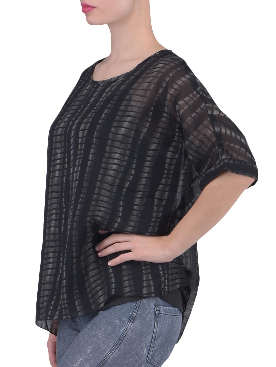 bat sleeved sheer boxy top - 1334877 - Standard Image - 1