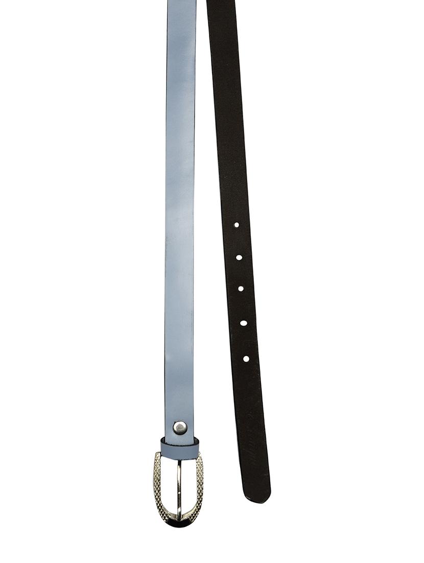 blue leather belt - 13349958 - Standard Image - 1