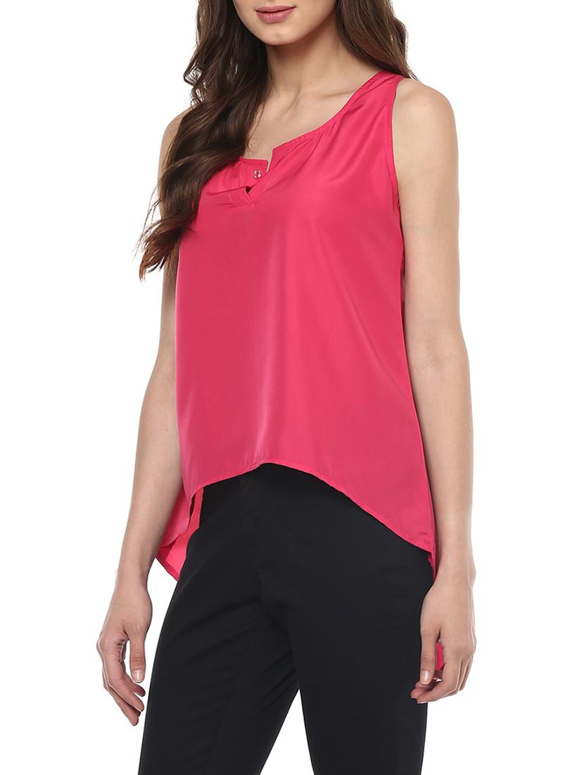 button detail asymmetric top - 13350696 - Standard Image - 1