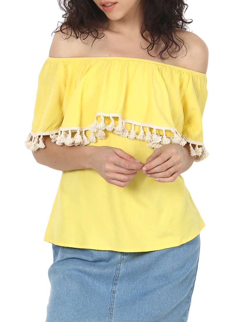 women's straight off shoulder top