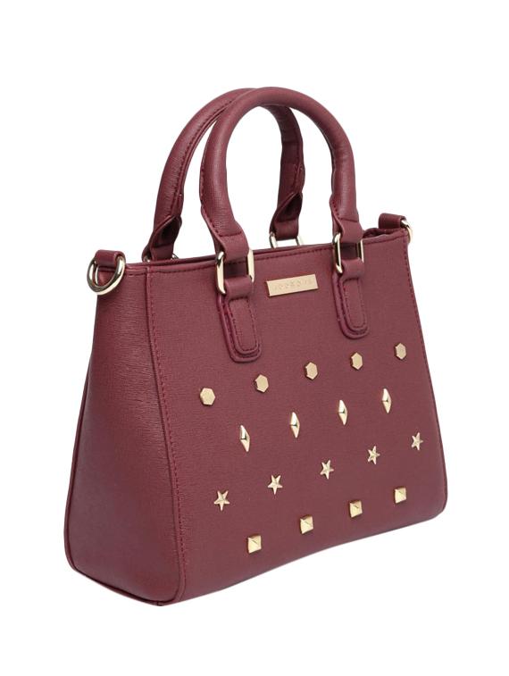 red leatherette handbag - 13359374 - Standard Image - 4