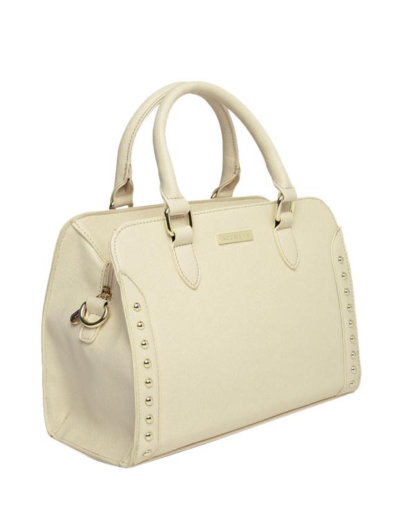 white leatherette handbag - 13359375 - Standard Image - 4