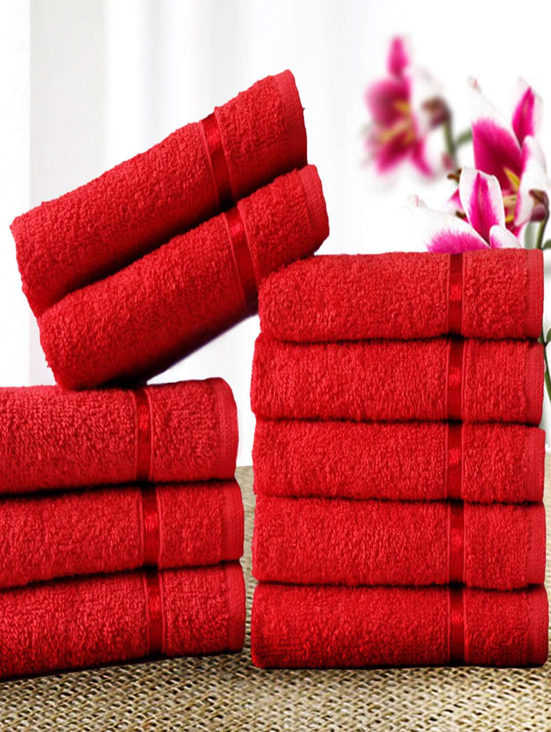 story @ home brown 100% cotton face towel