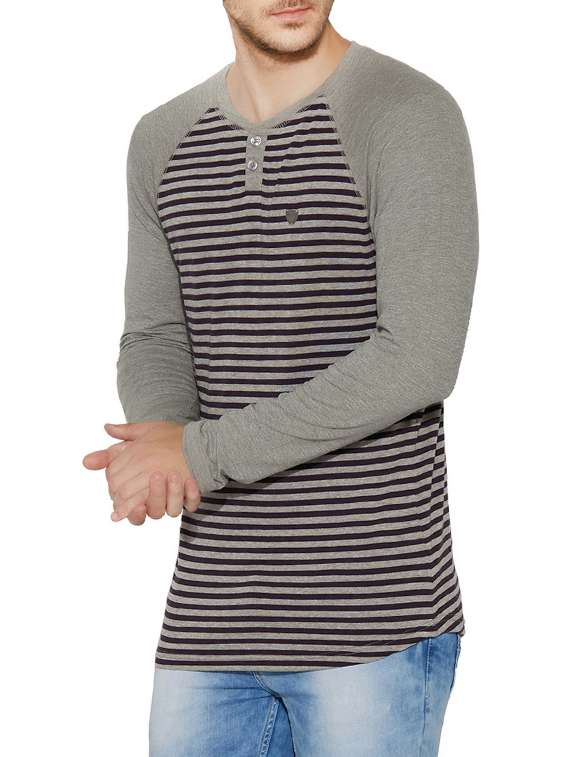 grey cotton t-shirt - 13361996 - Standard Image - 1