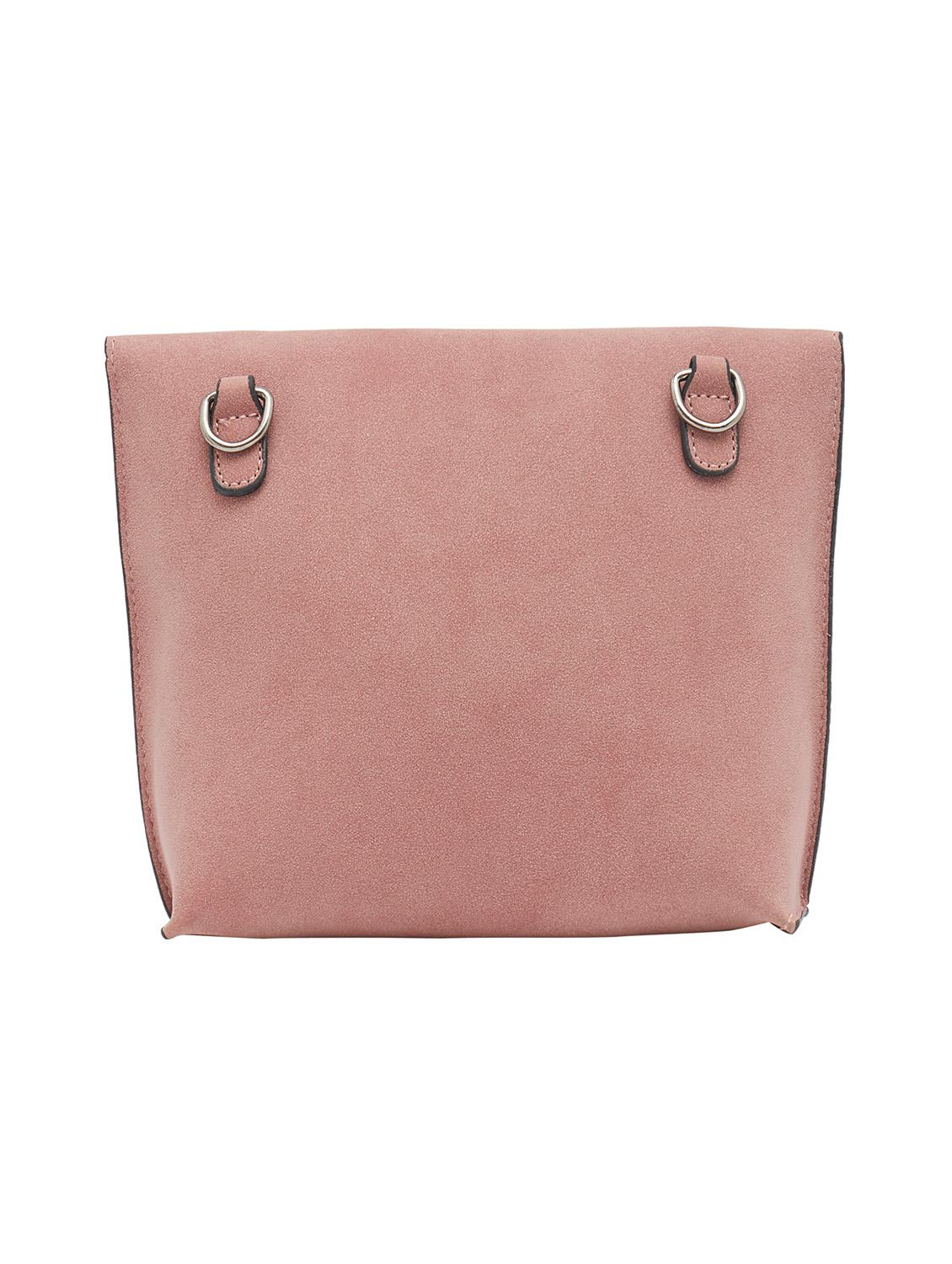pink leatherette sling bag - 13362086 - Standard Image - 1