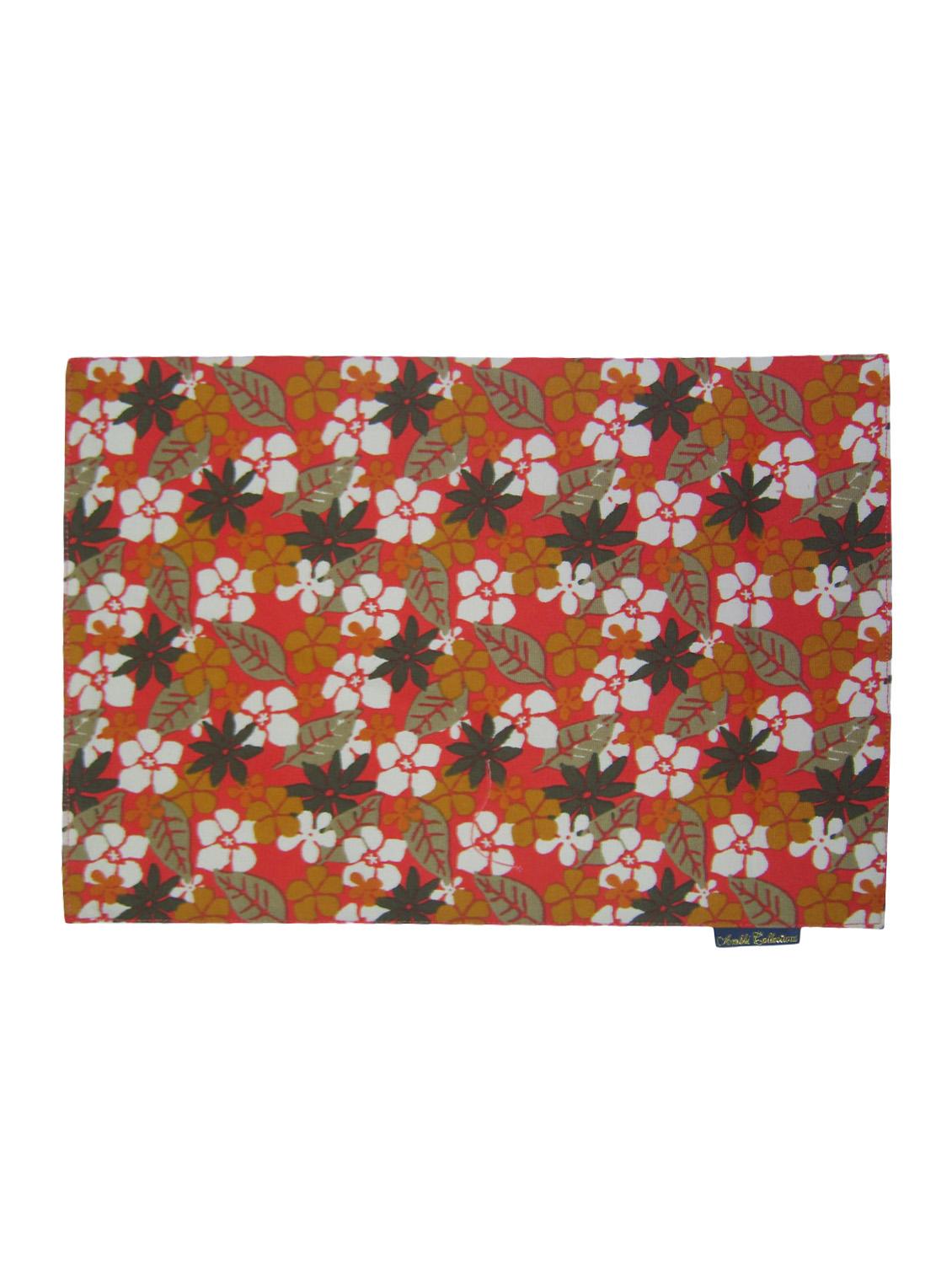 floral printed set of 6 cotton table mat - 13382824 -  Standard Image - 1
