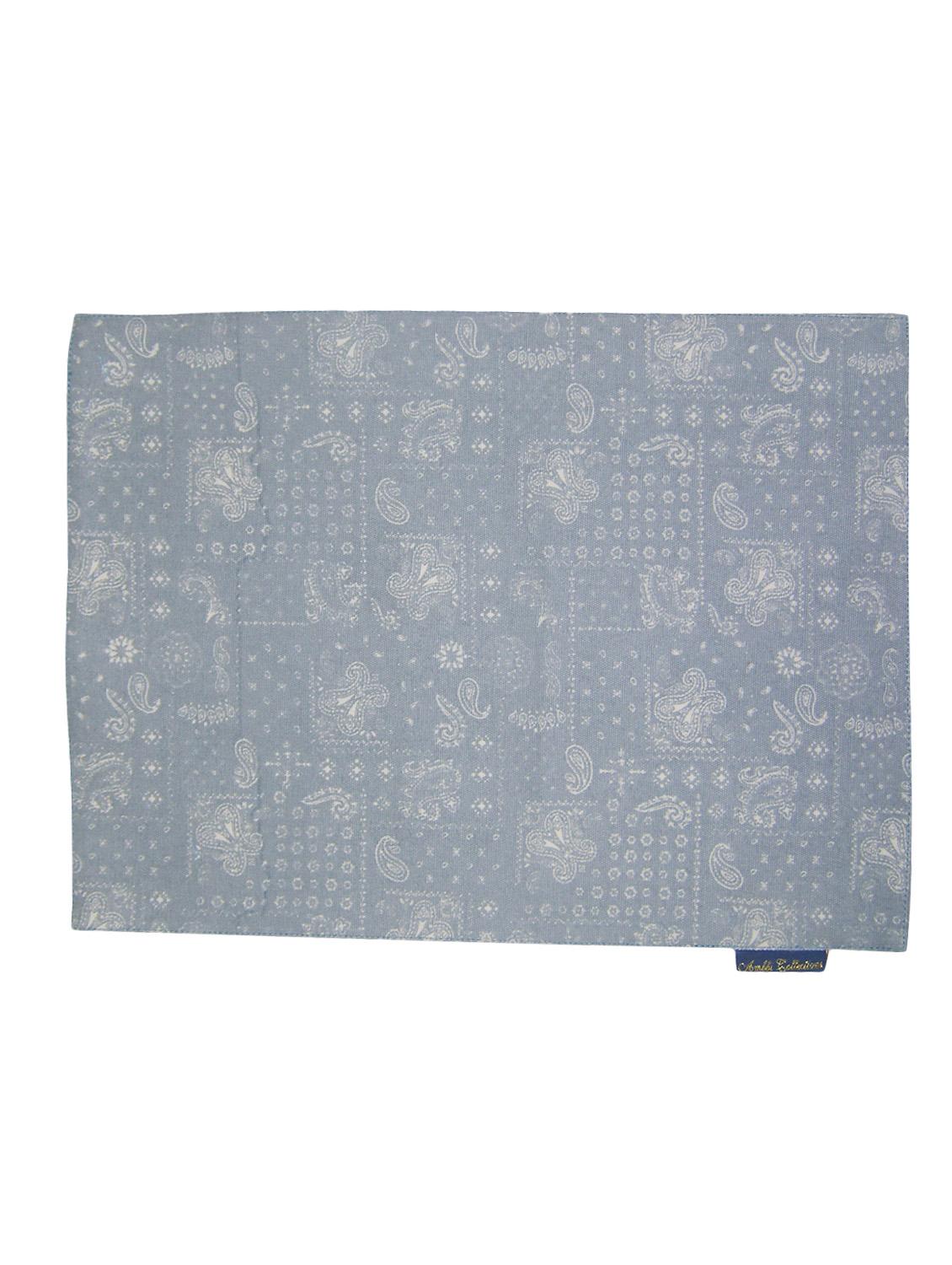 paisley printed set of 6 cotton table mat - 13382827 -  Standard Image - 1