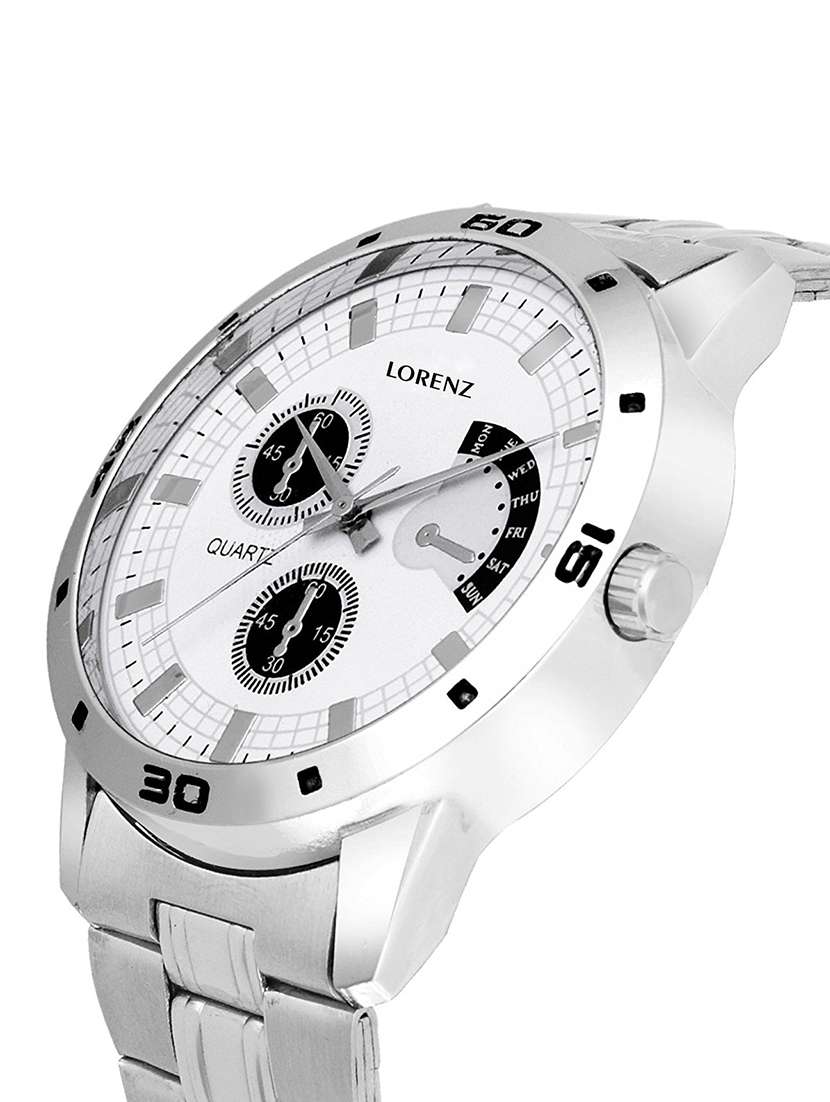 lorenz mk-102a x3 sliver dial men's watch - 13389823 -  Standard Image - 1