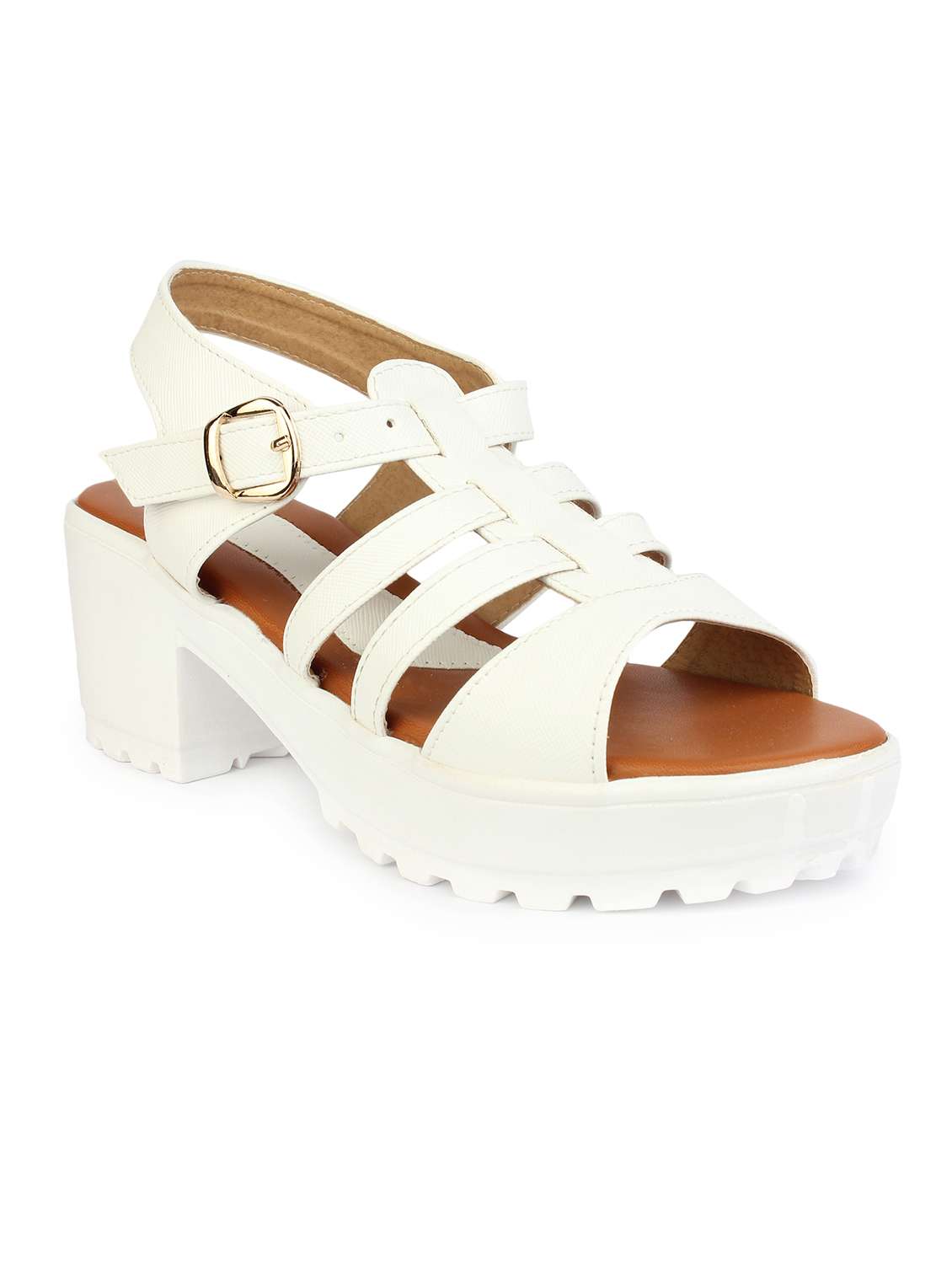 white ankle strap  sandal