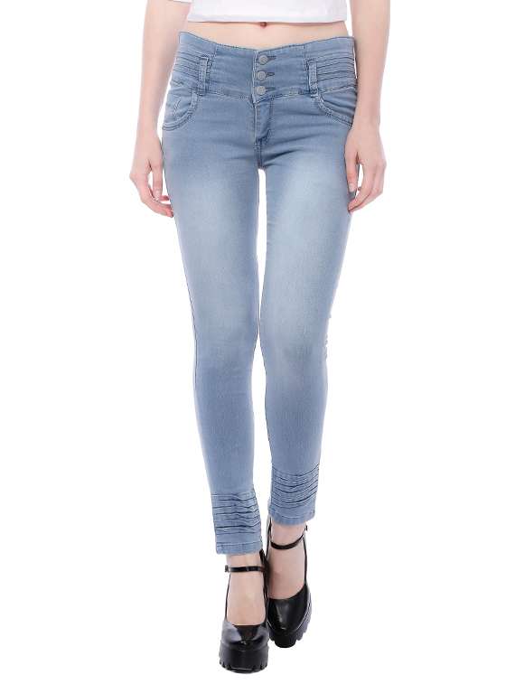 light blue denim jean