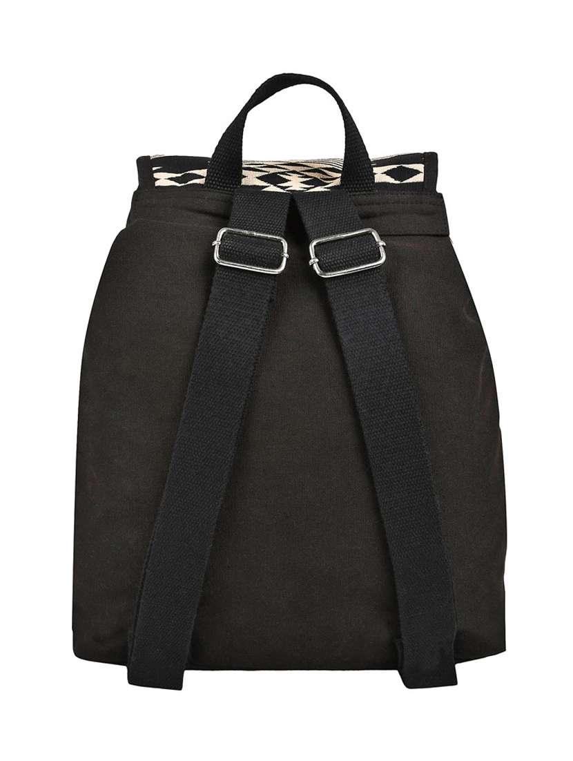 black canvas regular backpack - 13395289 -  Standard Image - 1