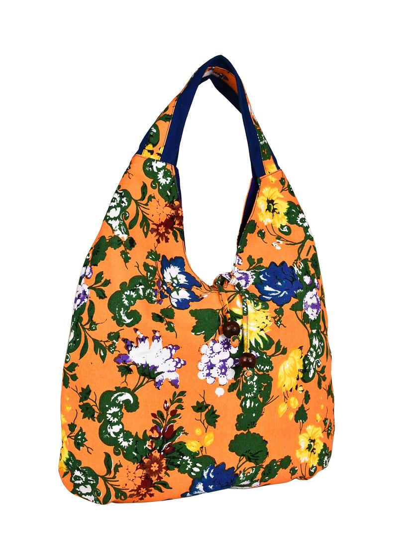 orange canvas handbag - 13395305 - Standard Image - 4