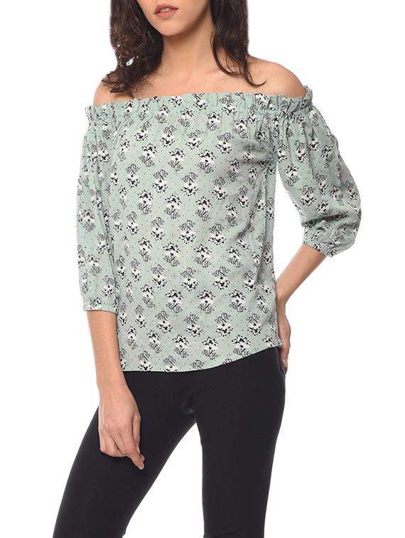 women's straight off shoulder top - 13397197 -  Standard Image - 1