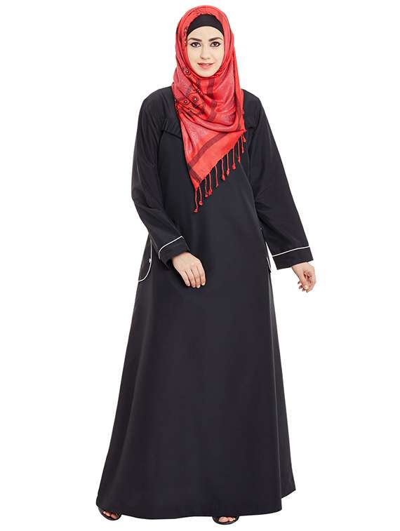 black full sleeved abaya